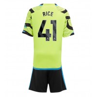 Arsenal Declan Rice #41 Bortedraktsett Barn 2023-24 Kortermet (+ Korte bukser)